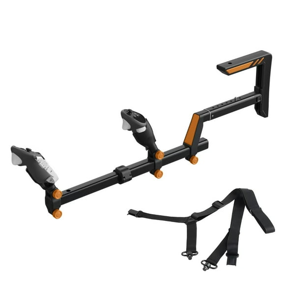 X-super Home VR Gunstock for Meta Quest 2/3 with Adjustable Grips, Left-Hand Friendly, Tactical Sling System