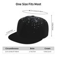 thumbnail image 5 of Goofa Silver Glitter1 Printed Men's Baseball Cap,Straight Brim Hat,Golf Dad Hat,Versatile Style,Sun Protection Cap,Travel Hat, 5 of 9