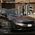 thumbnail image 2 of Unique Bargains AC Air Vent Clips Tab Air Conditioning Vent Outlet Trim Tab for BMW 3' G20 Black Silver Tone Right 1 Set, 2 of 6
