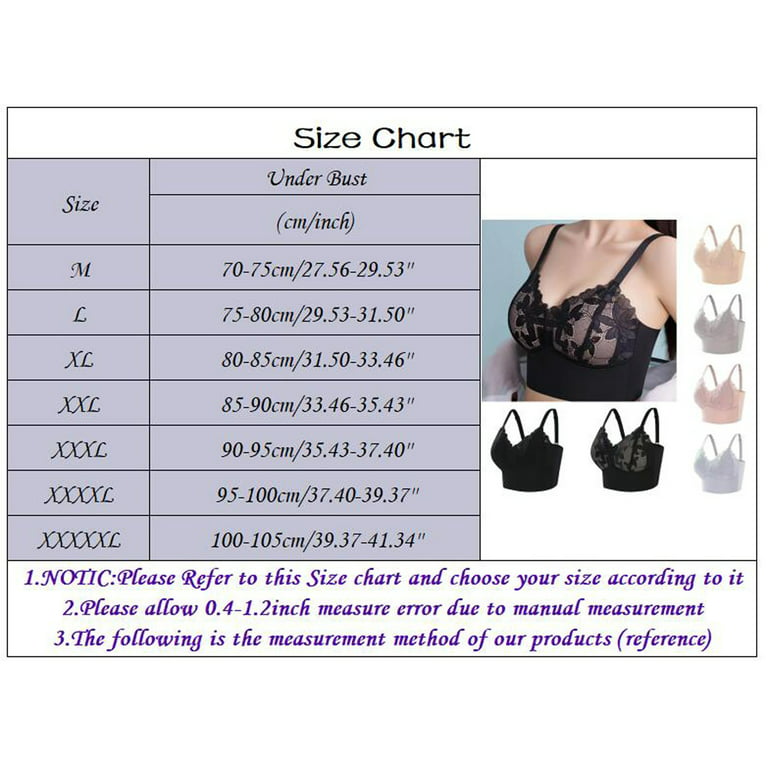 Bras for Women Front Closure Racerback Plus Size Unlined Underwire Full  Coverage Bras 