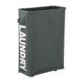 thumbnail image 1 of Labymos Corner Slim Foldable Oxford Cloth Laundry Basket Bin Mesh Drawstring Dirty Clothes Hamper with, 1 of 8