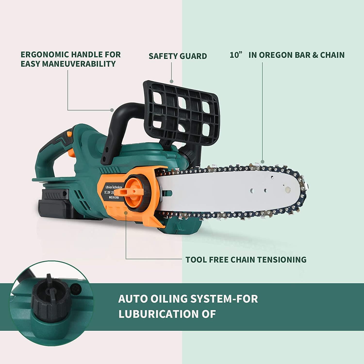 20V Max* Cordless Chainsaw, 10-Inch (Tool Only)