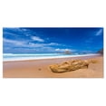 thumbnail image 2 of Grande Toile Marron Rocher au Bord de Mer Atlantique - Impression sur Toile, 2 of 3