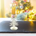 thumbnail image 3 of Candelabro de metal Candelabro decorativo Candelabro de metal navideño Candelabro de té, 3 of 7