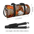 thumbnail image 2 of Rocae Various Pumpkins Print Round Travel Duffel Bag and Fitness Bag, Women's Waterproof Weekend Tote, Men's Travel and Fitness Essentials, 2 of 8