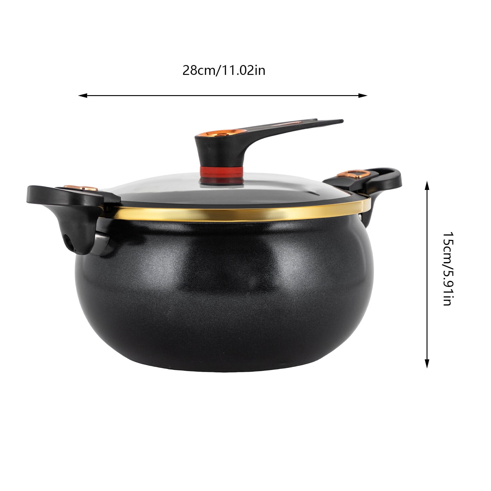 8L/8.45Qt Non-Stick Micro Pressure Cooker Multi-Function Micro Pressure Cooking Pot for Homes, Restaurants