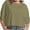 Khaki green, variant on Tshirts for Women Drop Shoulder Round Neck Oversized Crop Tops Workout Tops Tees