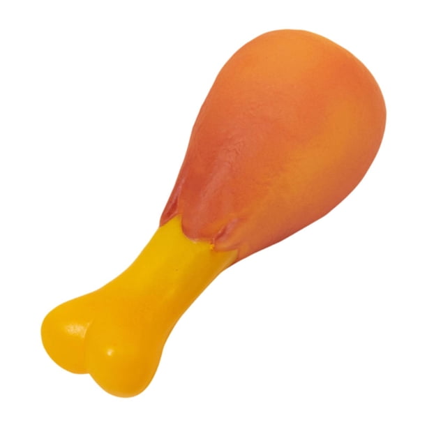 Dog Sound Toy Squeaky Dog Toy Chicken Drumstick Forma para Pequeño Medio Grandeo Gran Dogs Cepillo de dientes Dough Tough Touth Tow Chew Toy