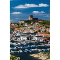 thumbnail image 2 of Bibikow, Walter 17x24 White Modern Wood Framed Museum Art Print Titled - Sweden-Bohuslan-Marstrand-island town view with the 17th century Carlsten fortress, 2 of 4
