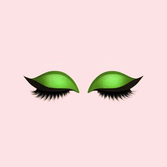Lazy Eyeshadow Eyelash Patch, Colorful Eyelash Makeup Stickers, Eyeshadow Eyelashes Makeup Stickers, Colorful Beauty Fashion Eyelid Line Sticker, 2-In-1 Reusable Eye Makeup Stickers