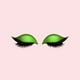 thumbnail image 1 of Parche para pestañas con sombra de ojos perezosa Parche para pestañas con sombra de ojos perezosa Calcomanías de maquillaje para pestañas Calcomanías de belleza coloridas para la línea del párpado Cal, 1 of 2