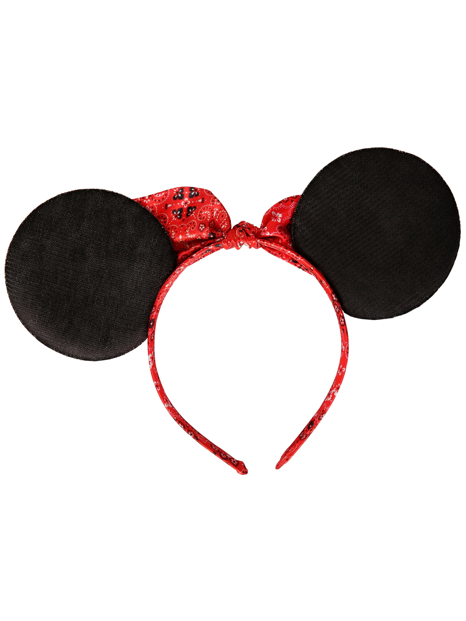 Disney Minnie Mouse Girl's Red Glitter Bow Headband