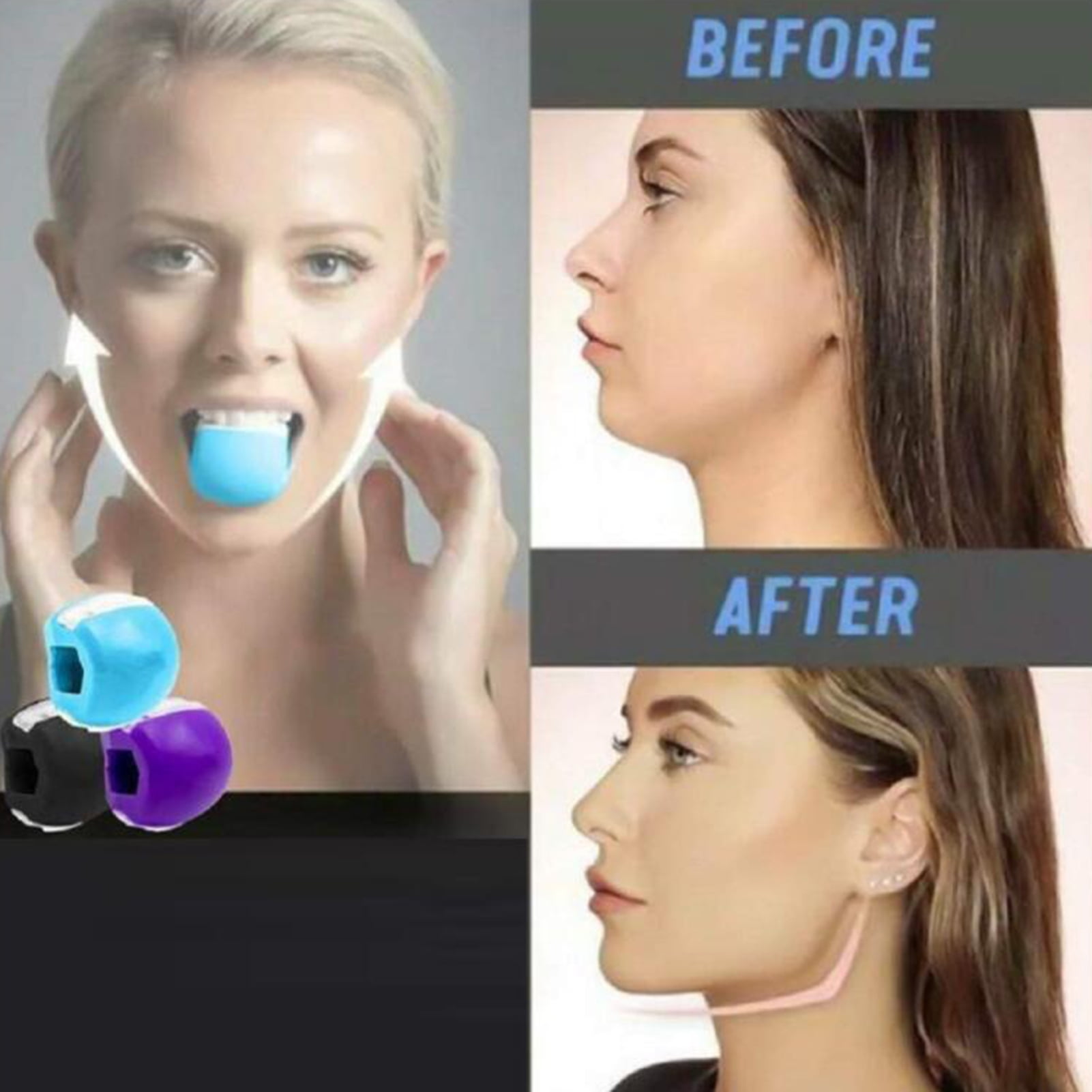 Masseter workout proportioned