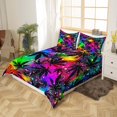 thumbnail image 2 of Leaf Comforter Cover Set Teens Cannabis Galaxy juego de cama para Niños Niñas Mujeres, 2 of 6