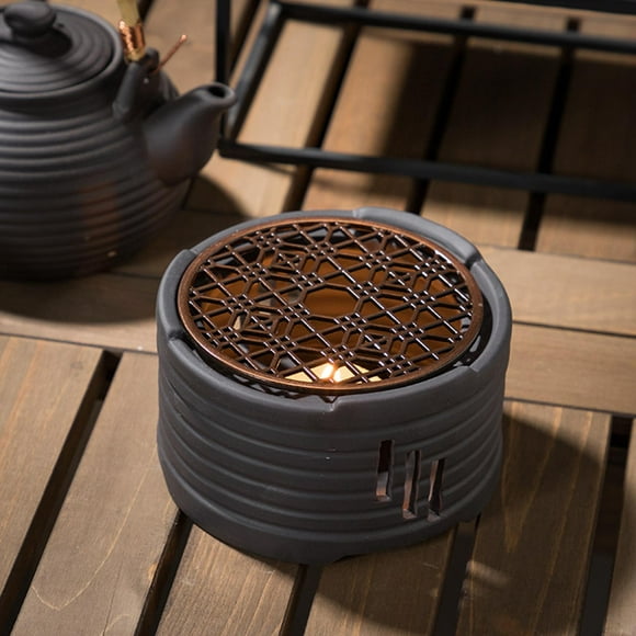 Calentador de de cerámica, Base calentadora de , herramientas de calentamiento de platos sin , soporte de calentamiento de perfecl Calentador de tetera