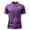 Purple, variant on Mexico 2026 Soccer Cup Jersey for Men, V-Neck Short Sleeve T-Shirt, Retro Cactus & Sun Graphic Sports Soccer Top, Quick Dry Breathable Fan Support Tee, Athletic Casual Summer Shirt 1Pc Black L