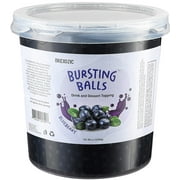 BREXONIC Bursting Boba Pearls Blueberry Tapioca Pearls for Bubble Tea & Desserts, 7 Lbs