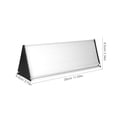 thumbnail image 2 of TEHAUX Multi-use Door Name Plate Blank Office Nameplate Aluminium Alloy Door Name Tag, 2 of 8