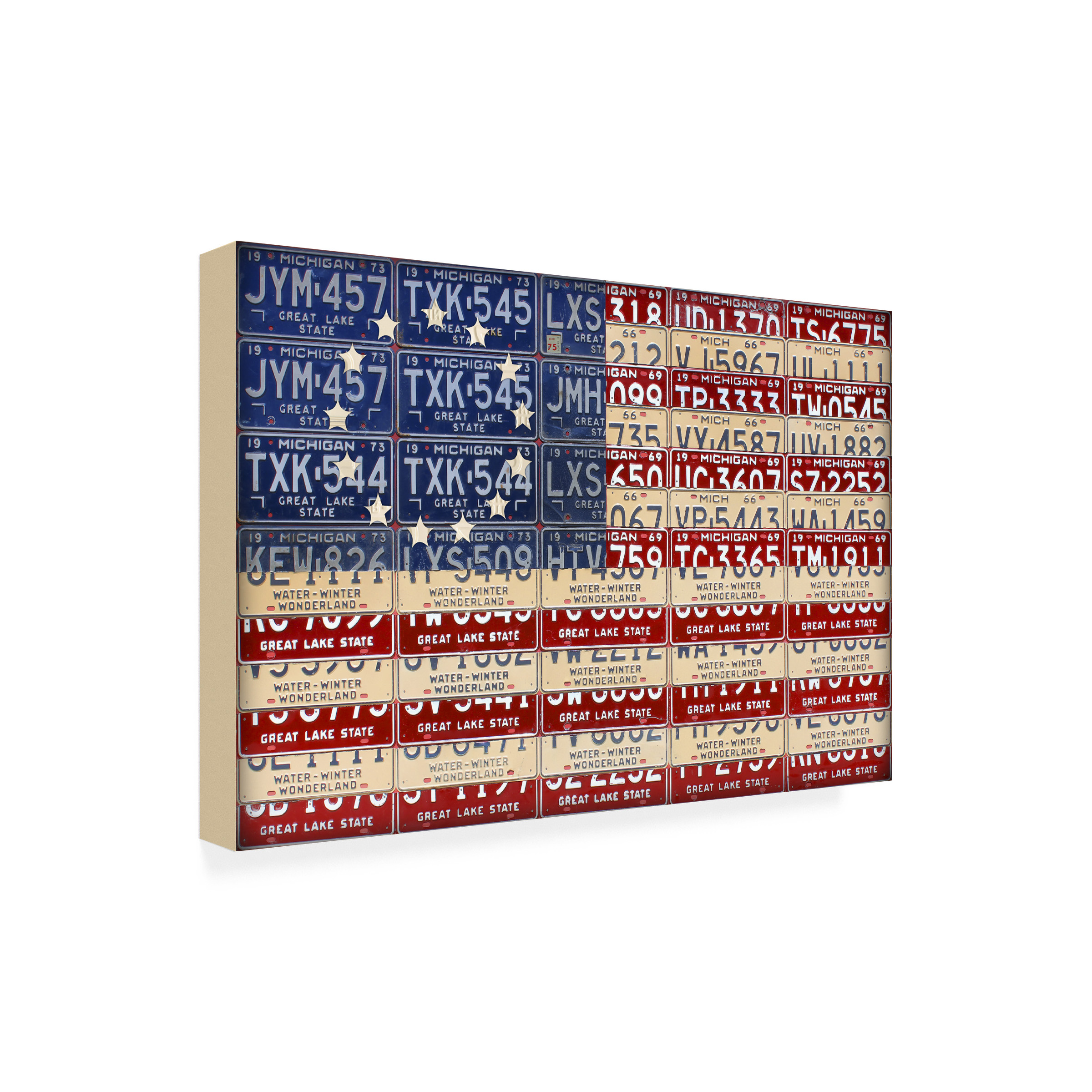 Trademark Fine Art 'Betsy Ross Flag' Canvas Art by Design Turnpike
