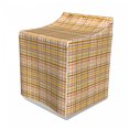 thumbnail image 1 of Brown Plaid Washer Cover, Vertical and Horizontal Streaks in Various Colors Earth Tones Continuing, Easy to Use Bathroom Accent Fabric, 29" x 28" x 40", Multicolor, by Ambesonne, 1 of 3
