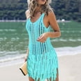 thumbnail image 2 of Swim Suit Cover Up Plus Size Swimsuit Cover Up Plus Size Swimwear Cover Ups for Women Hollow Out Crochet Beach Dress Stylish Bathing Suit Bikini Coverup Comfortable Summer Attire for Relaxation, 2 of 4