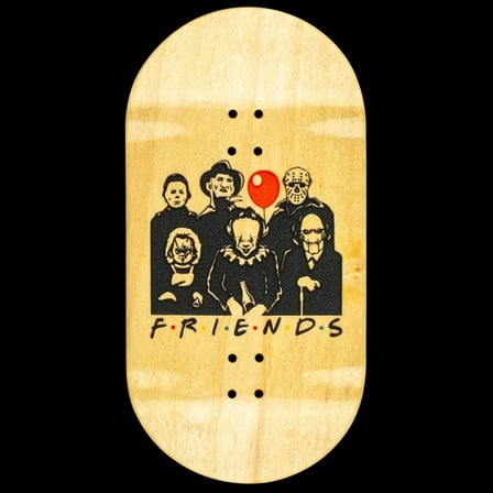 Oldwood Fingerboard Deck Friends 50mm