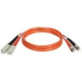 thumbnail image 2 of Eaton Tripp Lite Series Duplex Multimode 62.5/125 Fiber Patch Cable (SC/ST), 2M (6 ft.) - Network cable - SC multi-mode (M) to ST multi-mode (M) - 1.8 m - fiber optic - duplex, 2 of 3