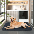 thumbnail image 7 of Extra Large Soft Dog and Cat Bed with Non-Slip Bottom, 48 in x 30 in Washable Rectangular Mat, Dark Gray, 7 of 7