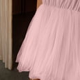 thumbnail image 6 of BLTIBY Girls Midi Tulle Dresses Cami Spaghetti Strap 3D Butterflies Sleeveless Tutu Dress Summer Birthday Party Gowns Pink 7-8 Years, 6 of 6