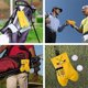 thumbnail image 2 of Greeniant Bolsa para pelotas de golf, bolsas para sujetar clavijas, soporte de almacenamiento de vellón de fibra interesante, accesorios para golf, Type3 NO3 Greeniant OD026418-01, 2 of 6