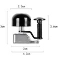 thumbnail image 3 of WEST BIKING Timbre pequeño para bicicleta MTB, bocina para bicicleta de carretera, alarma de anillo de seguridad (negro), 3 of 5