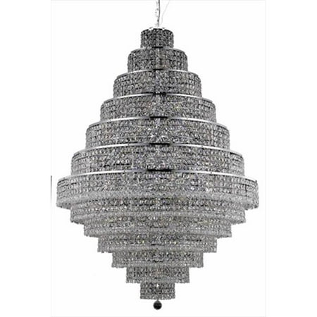 

Elegant Lighting 2039G42C-RC 42 W x 60 H in. Maxim Collection Large Hanging Fixture - Royal Cut- Chrome Finish
