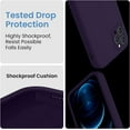 thumbnail image 4 of for iPhone 12 Pro Case, Silicone Upgraded [Camera Protecion] Phone Case with Soft Anti-Scratch Microfiber Lining, 6.1 inch, Purple, 4 of 11