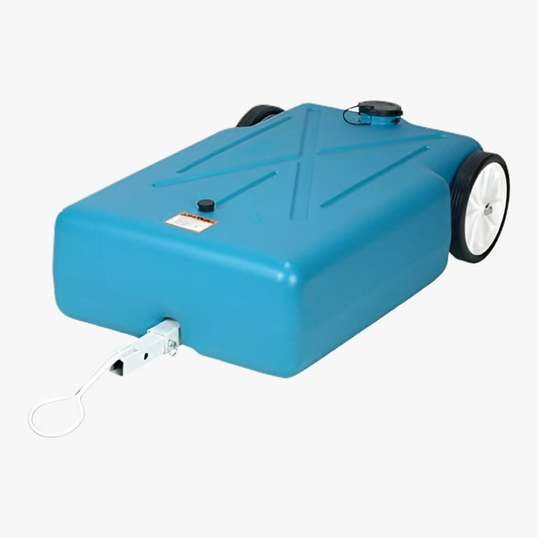 Barker 30-Gallon Tote-Along RV Portable Waste Tank, Rolling Camper