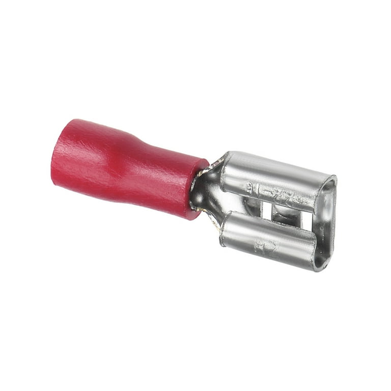 RED insulated 22-18awg crimp Ring Terminal for #10 screws & studs