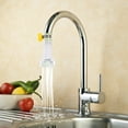 thumbnail image 3 of Kitchen Faucet Water-Saving Nozzle | Retractable & Rotatable Spray Head | 360° Rotation | Easy Installation | Uniform Water Flow | Plastic & Stainless Steel, 3 of 5