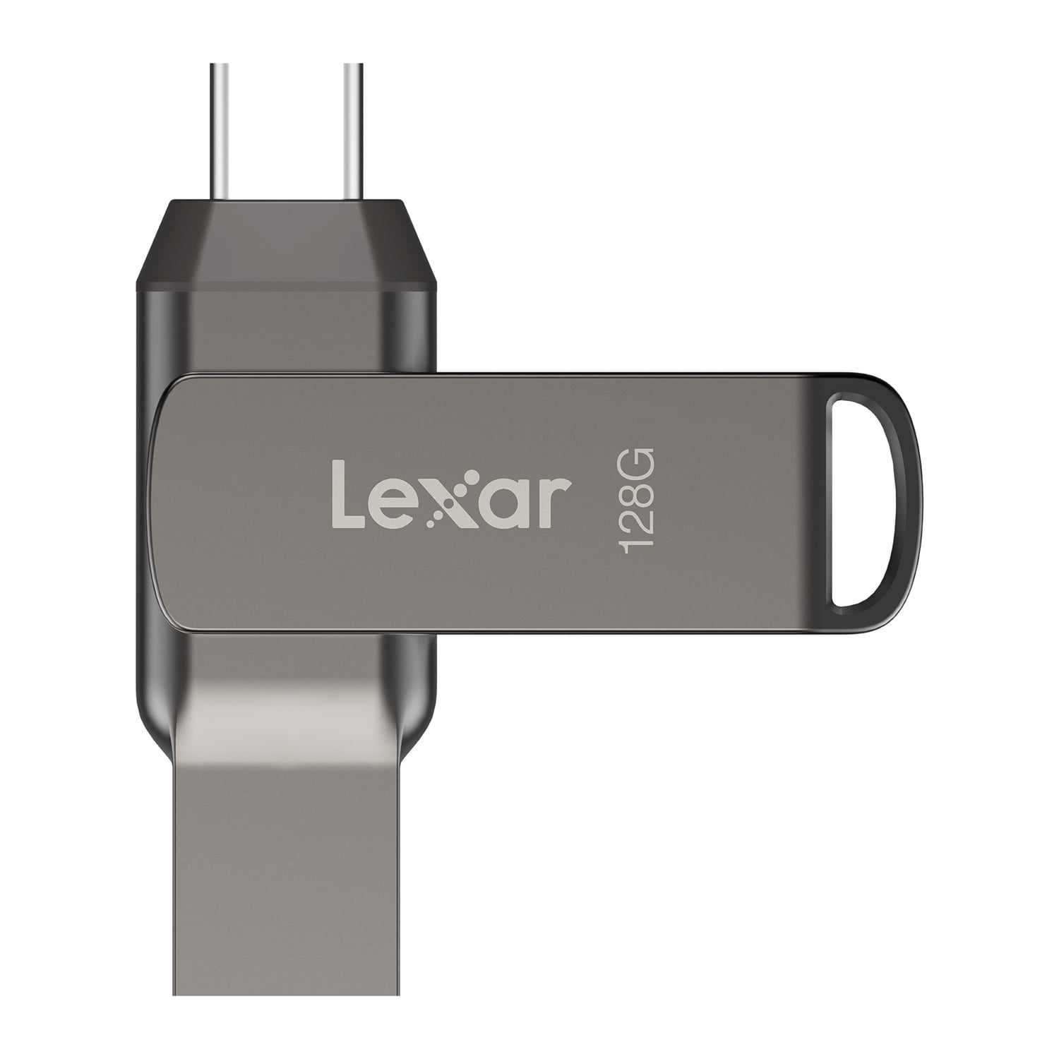 Lexar LJDD400128G-BNQNU JumpDrive D400 USB 3.1 Dual Drive with USB-C and USB-A Connectors (128 GB)