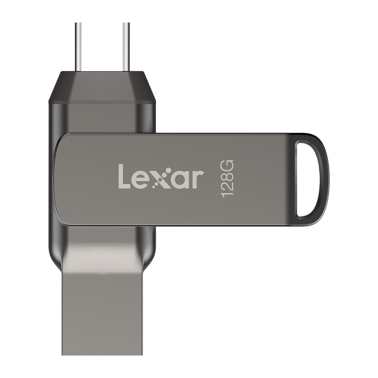 Lexar, JumpDrive D400 USB 3.1 Dual Drive, 128 GB, Silver - Walmart.com
