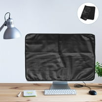 AURARMLET Black Dust Protector Cover for Desktop Computer Monitor with Design