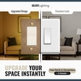thumbnail image 3 of SELECT 2-Gang Solid Brass Wall Plate Cover, Vintage Brass Finish, Electrical Receptacle Outlet Faceplate, GFI/Rocker Decorator Light Switch Cover Visit the SELECT LIGHTING Store, 3 of 7