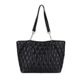 thumbnail image 5 of Bolso de mano de gran capacidad para mujer, nuevo bolso de hombro con forma de diamante 2025, bolso de algodón para mujer, bolso de viaje de tendencia de moda para el trabajo., 5 of 5