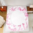 thumbnail image 5 of Feelyou Fashion Princess Bow Full Size Sheets, Watercolor Bowknot Bed Sheets, 4-Piece, 5 of 7