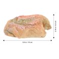 thumbnail image 2 of Miangastore Simulation Rock Reptile Cave Reptile Hideout Resin Hide Cave Turtle Basking Platform Reptile Tank Decoration, 2 of 8