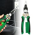 thumbnail image 2 of Multifunction 8 in 1 wire stripper, built-in voltage tester, professional electrician pliers, durable cable stripping, cutting and crimping pliers for electrical use, 2 of 10