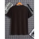 thumbnail image 2 of Camiseta deportiva informal de verano para hombre - Algodón transpirable, cuello redondo, diseño estampado | Lavable a máquina, manga corta, ideal para actividades al aire libre, para adultos, hombres, 2 of 6