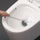 thumbnail image 4 of Escobilla de baño, bañera y mango largo, inodoro de plástico, barredora de inodoro de cerdas sólidas para limpieza de inodoro, limpieza profunda (gris), 4 of 5