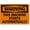 Warning Sign 3, variant on This Range is for Warming Purposes Only - 8"x12" Style 2956 Caution Metal Tin Sign, Bold High-Visibility Safety Sign