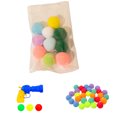 thumbnail image 3 of Cat Toy Balls With 80Pcs Pompom Ball 1 Launcher Interactive Cat Balls Active Cat Exercise Toys For Indoor Cats, 3 of 9