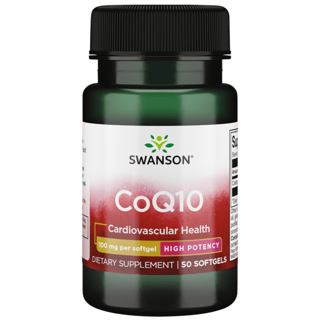 Swanson Coq10 100 mg 50 Softgels