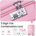 thumbnail image 6 of imerelez Luggage Sets 4 Piece(14/20/24/28) PP Lightweight & Durable Expandable suitcase, 6 of 8